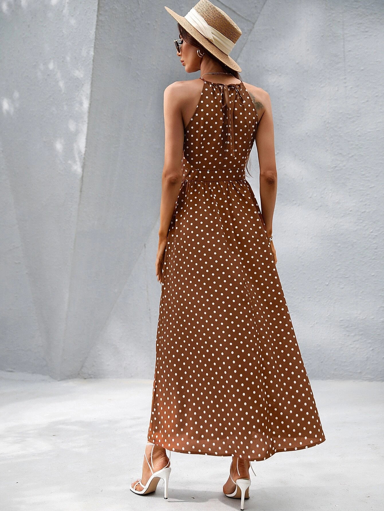 Vestido Longo com Decote Halter