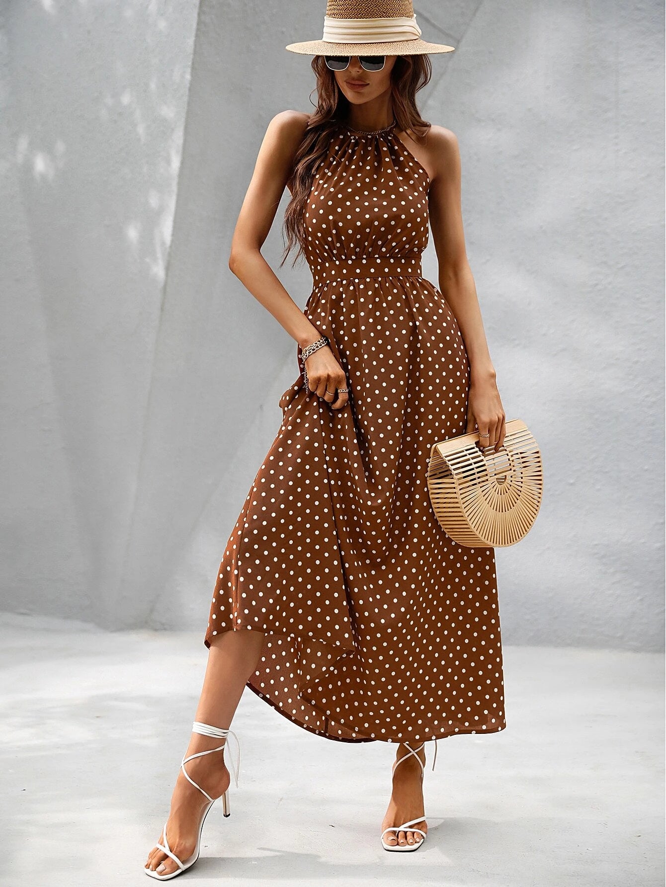 Vestido Longo com Decote Halter