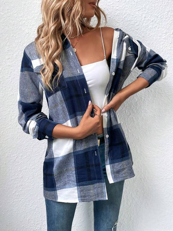 Camisa Feminina Premium Xadrez - Luna
