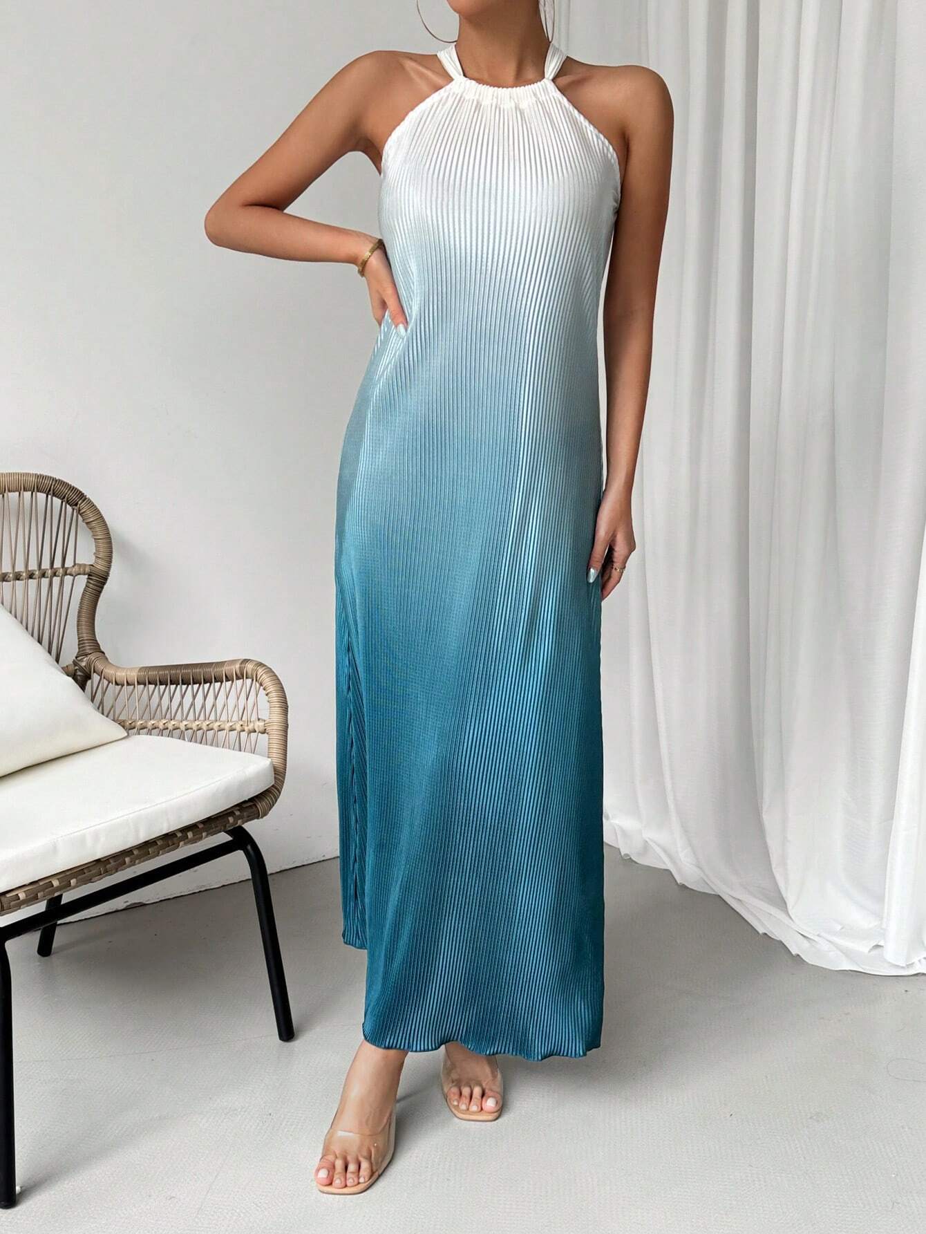 Vestido Longo Frente-Única - Lorena