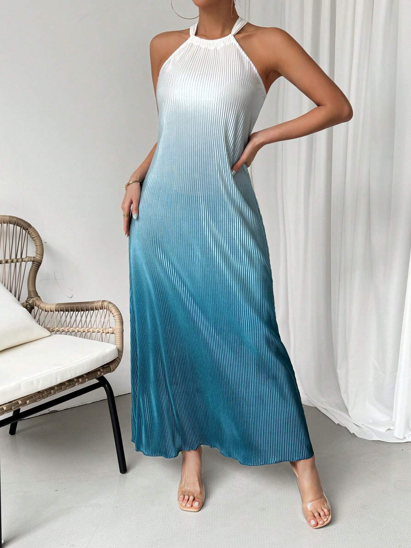 Vestido Longo Frente-Única - Lorena