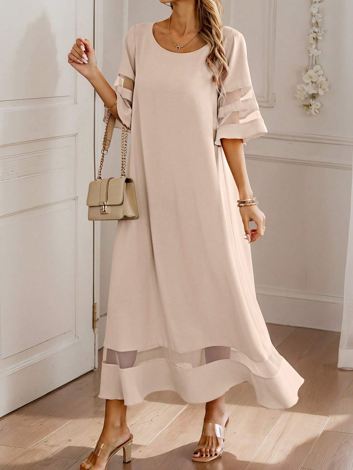 Vestido Longo de Malha