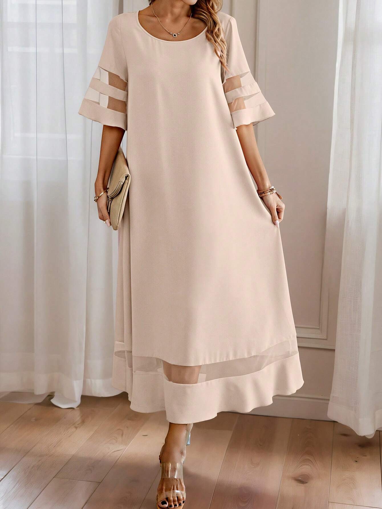 Vestido Longo de Malha