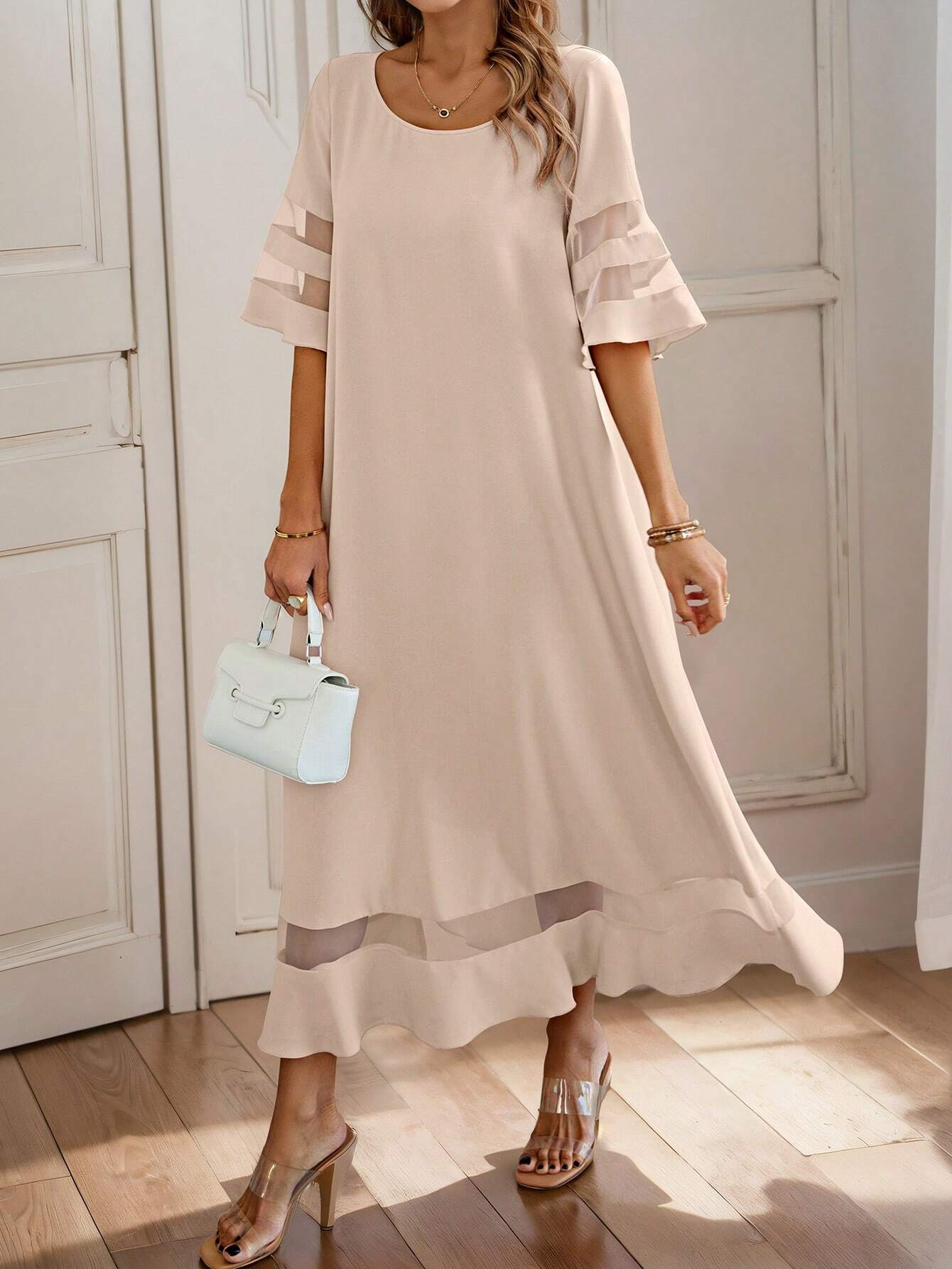 Vestido Longo de Malha