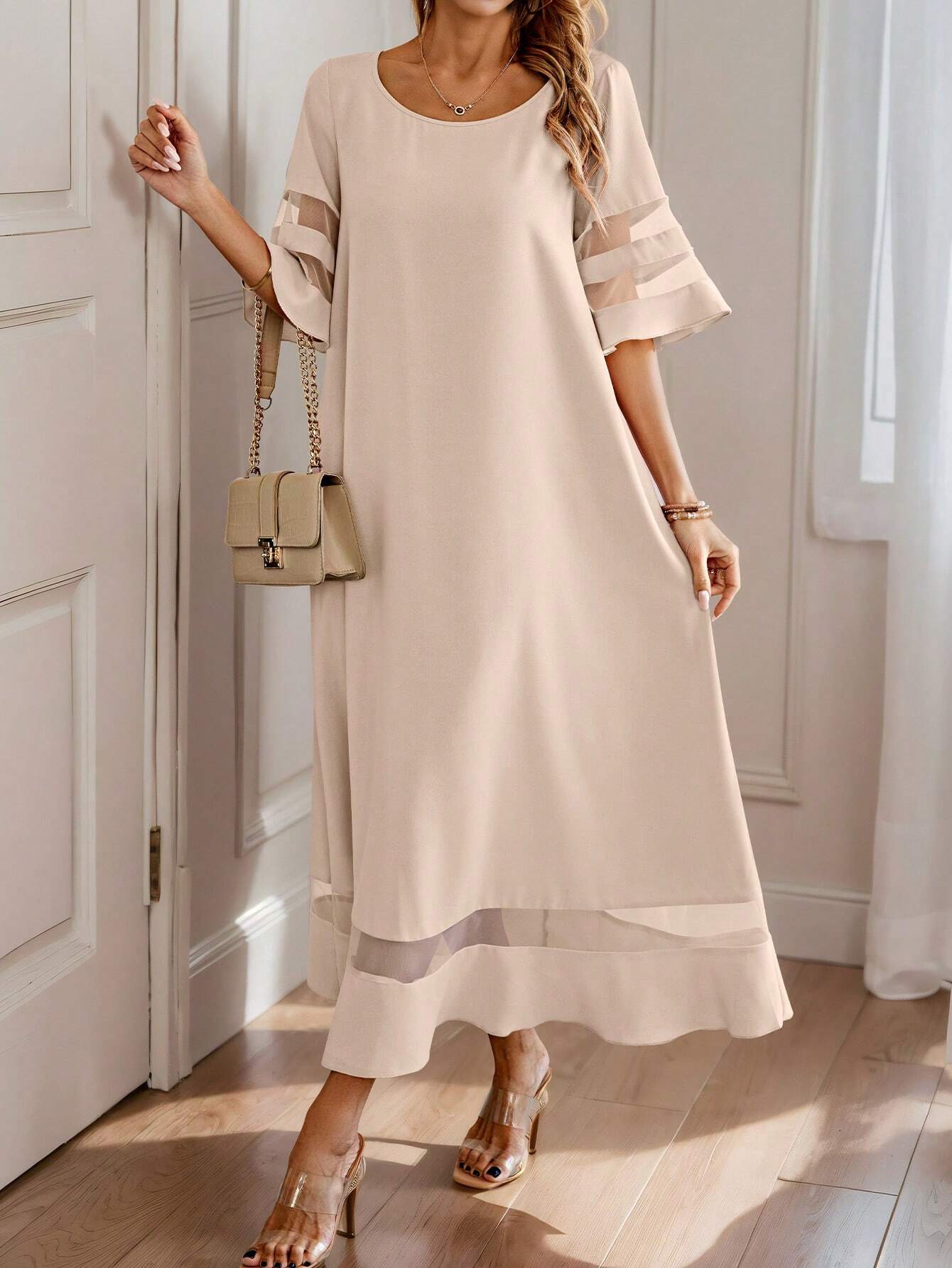 Vestido Longo de Malha