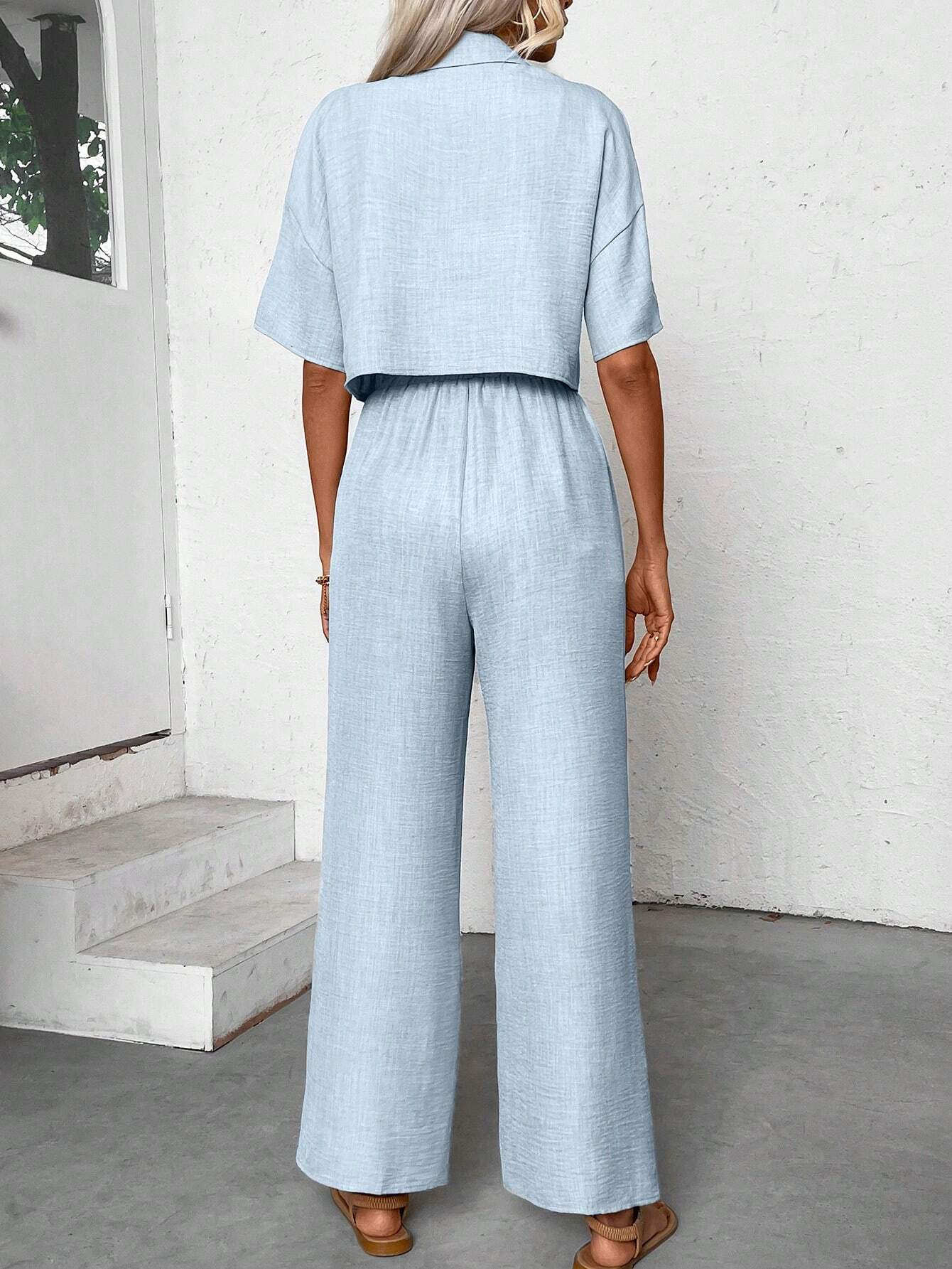 Conjunto de Linho Casual