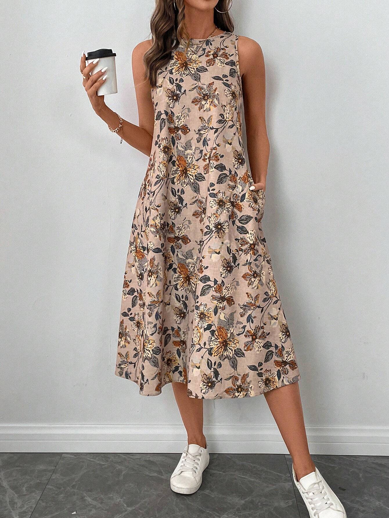 Vestido Midi Floral - Luana