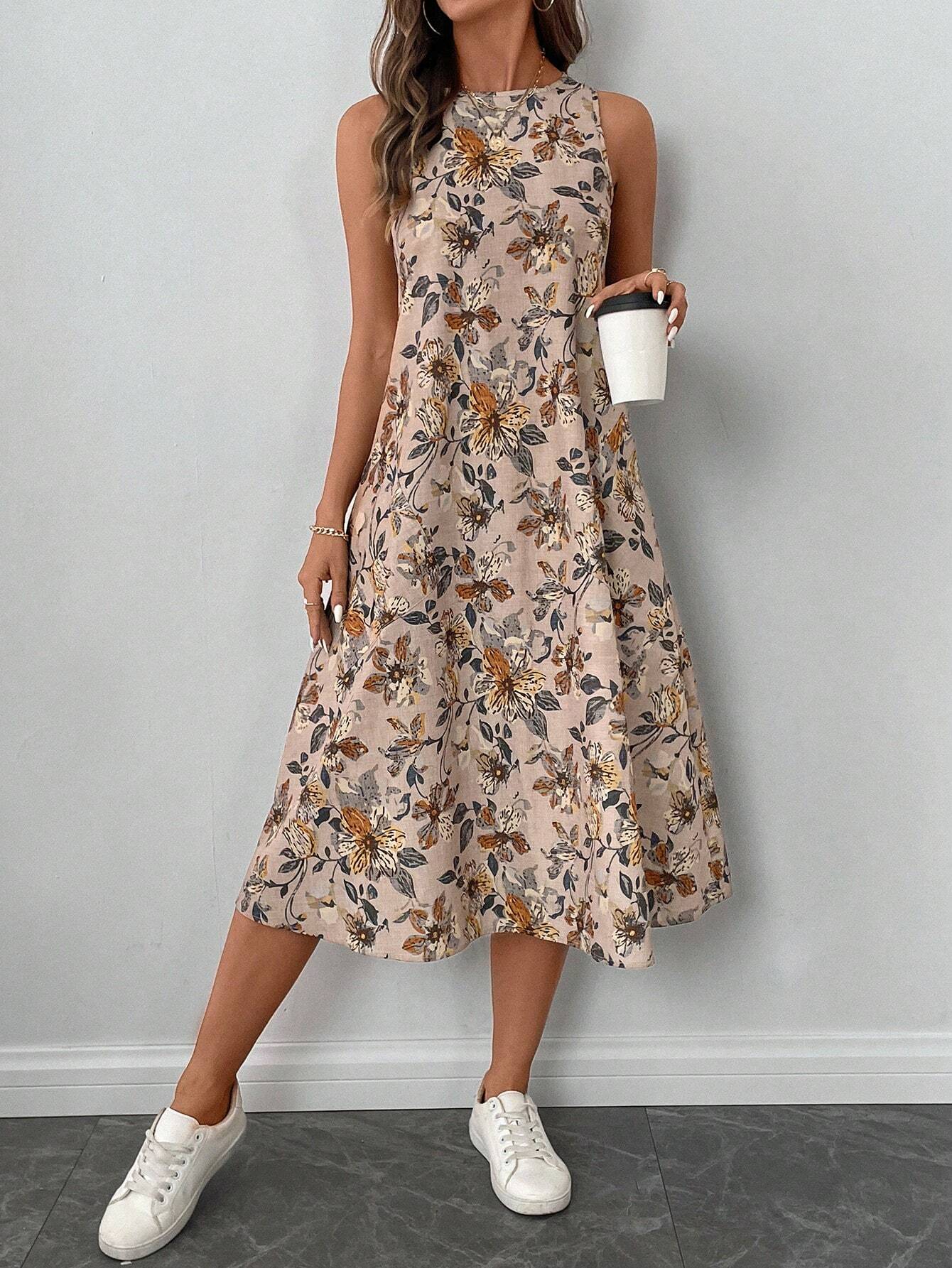 Vestido Midi Floral - Luana