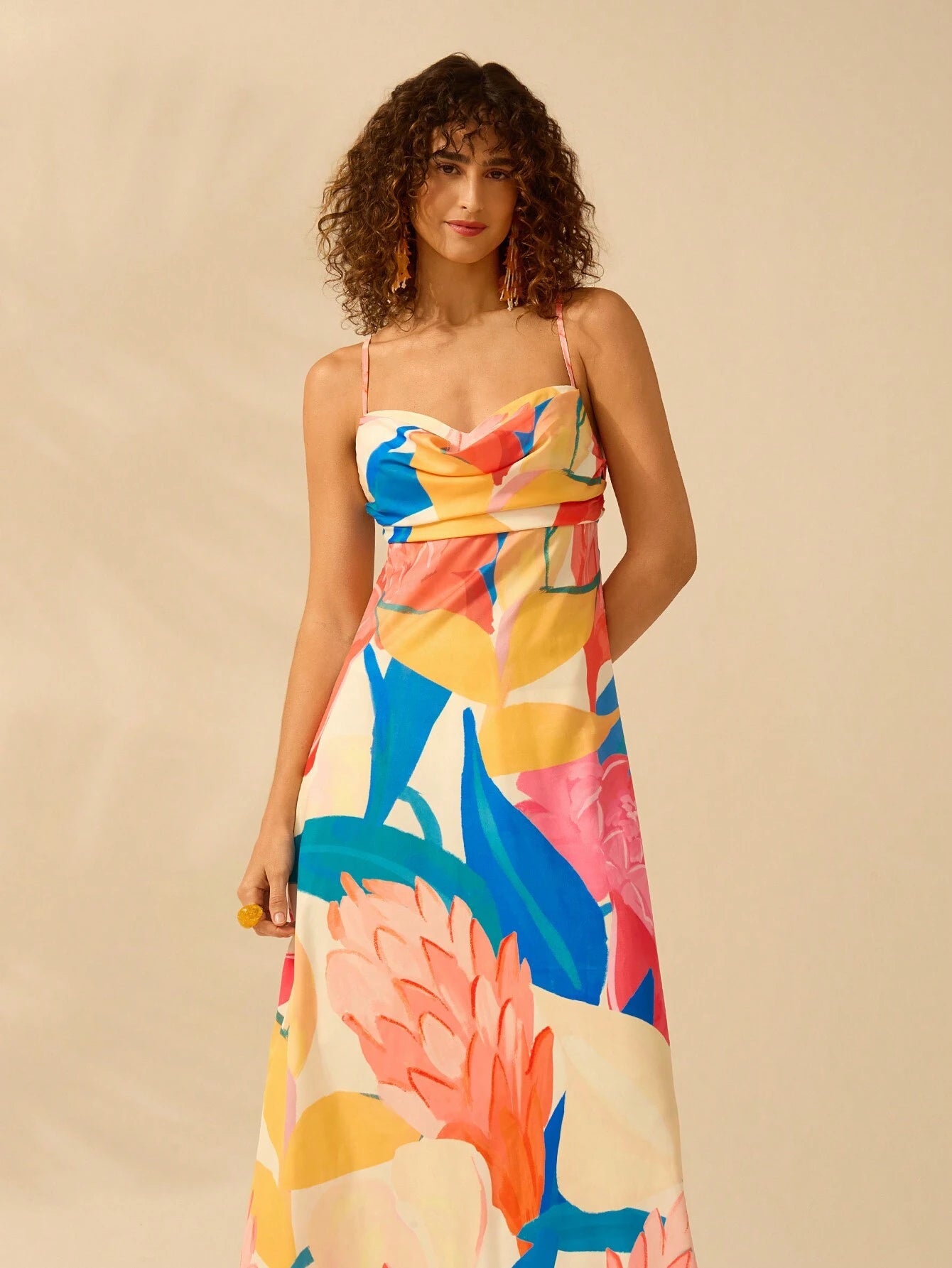 Vestido Longo Boho com Costas Vazadas - Camila