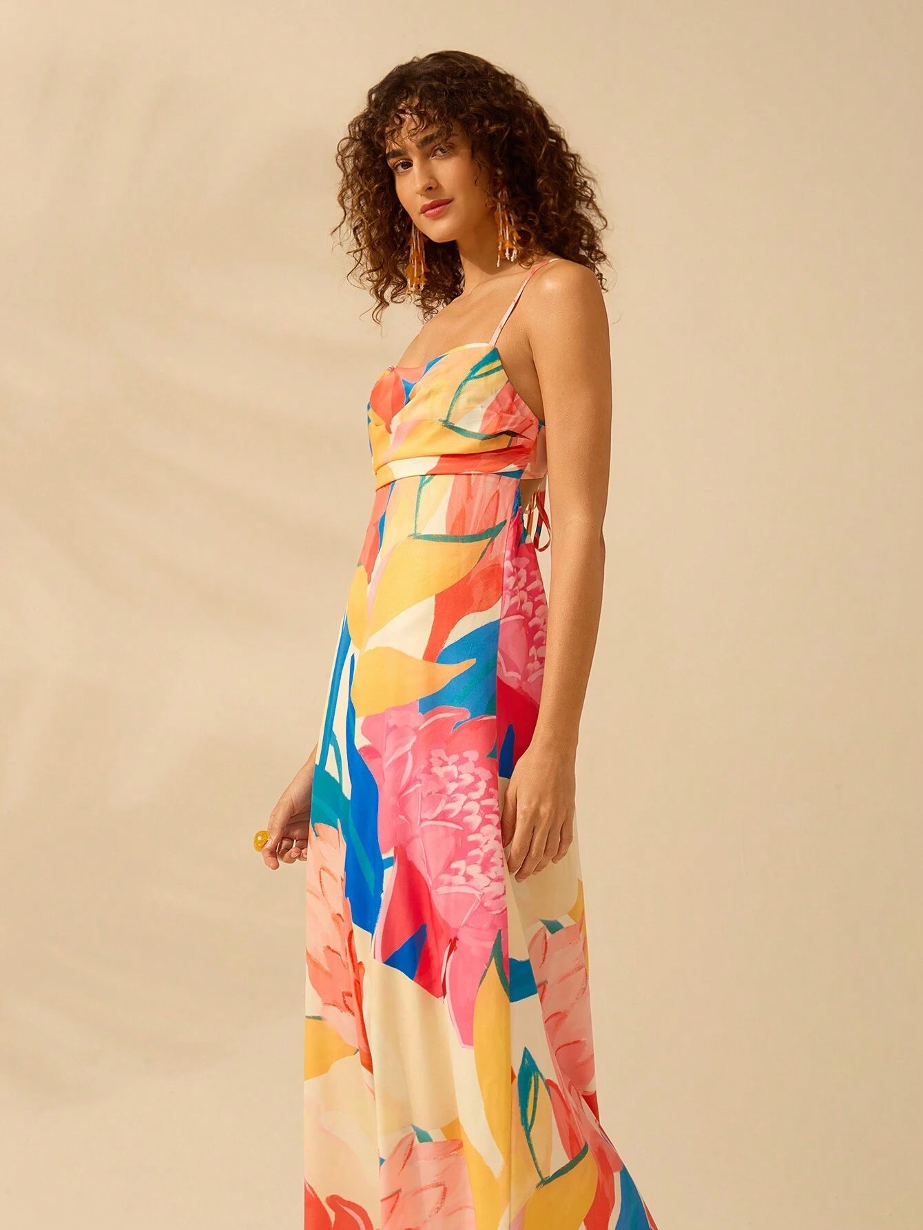 Vestido Longo Boho com Costas Vazadas - Camila
