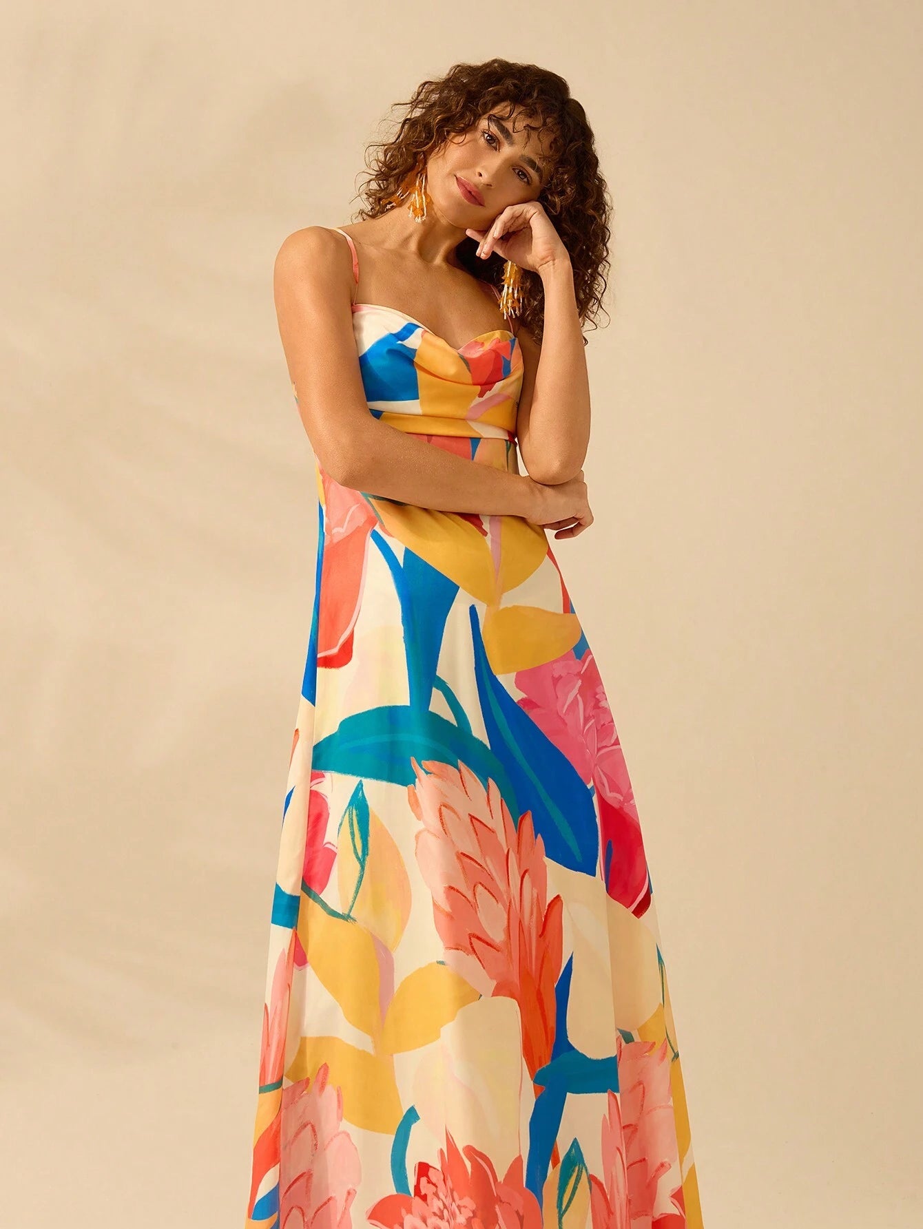 Vestido Longo Boho com Costas Vazadas - Camila