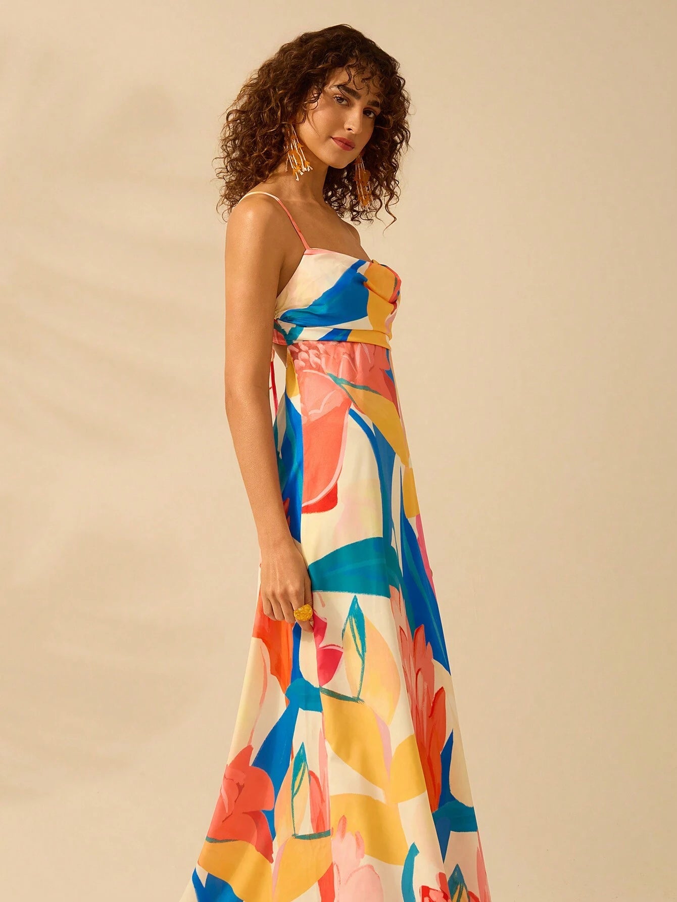 Vestido Longo Boho com Costas Vazadas - Camila