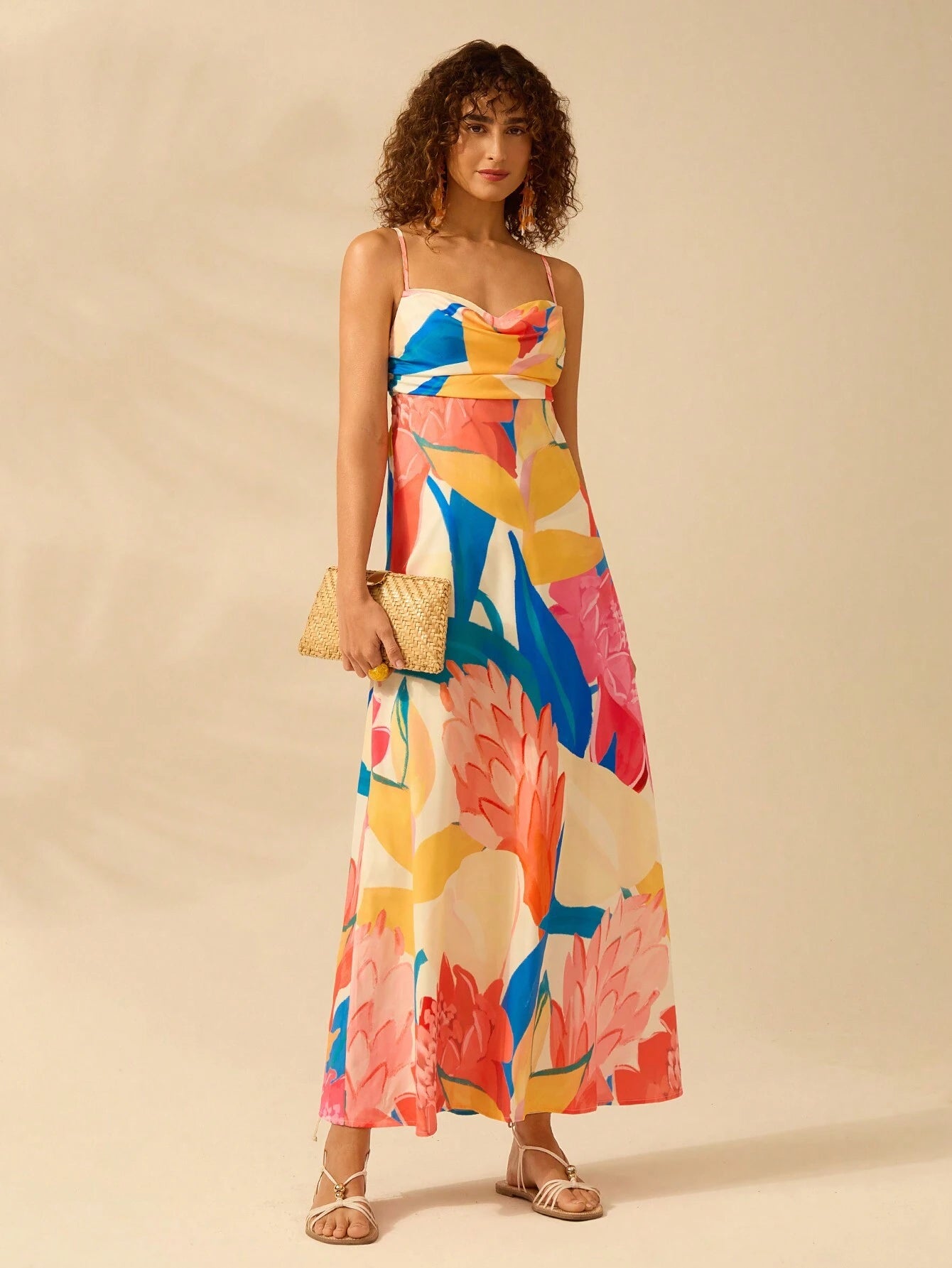 Vestido Longo Boho com Costas Vazadas - Camila