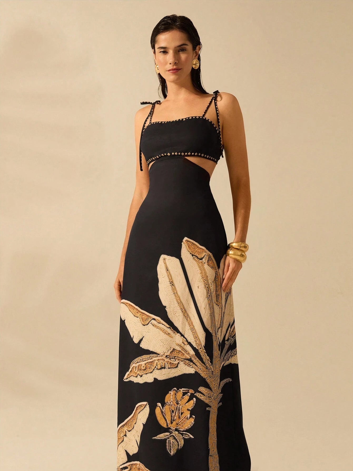 Vestido Longo com Costas Abertas - Fernanda