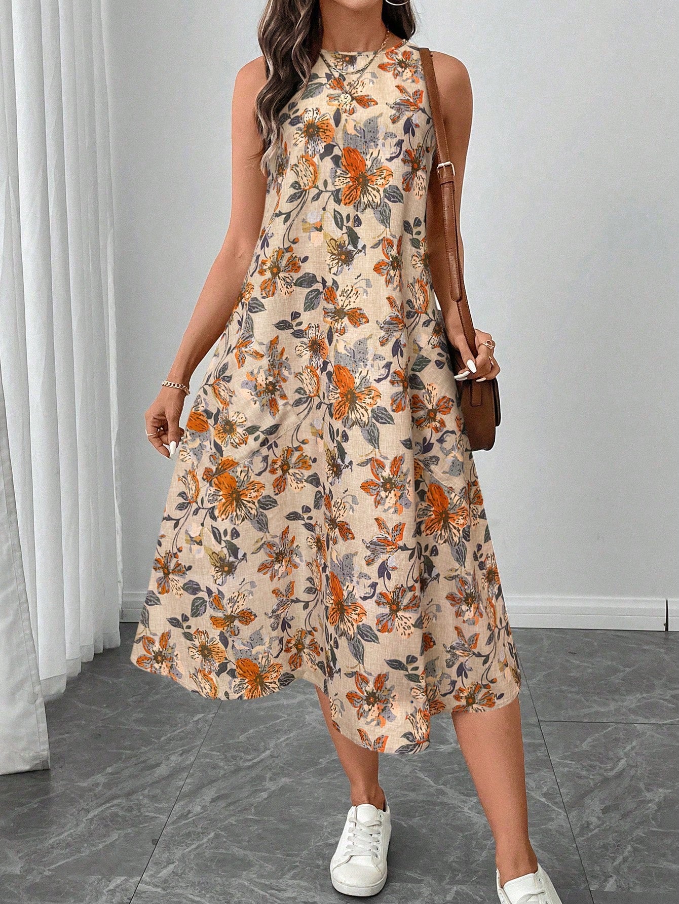 Vestido Midi Floral - Luana