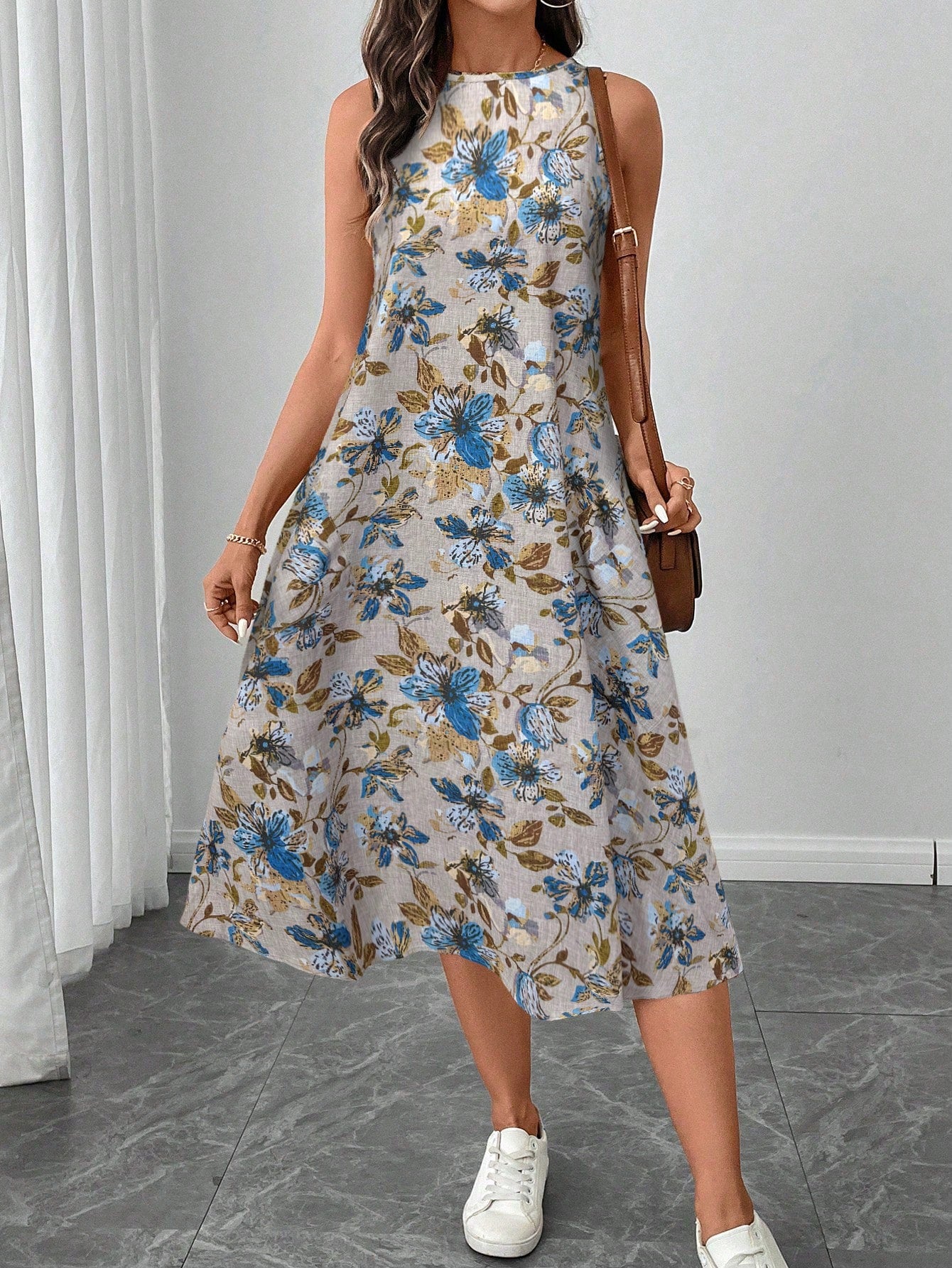 Vestido Midi Floral - Luana