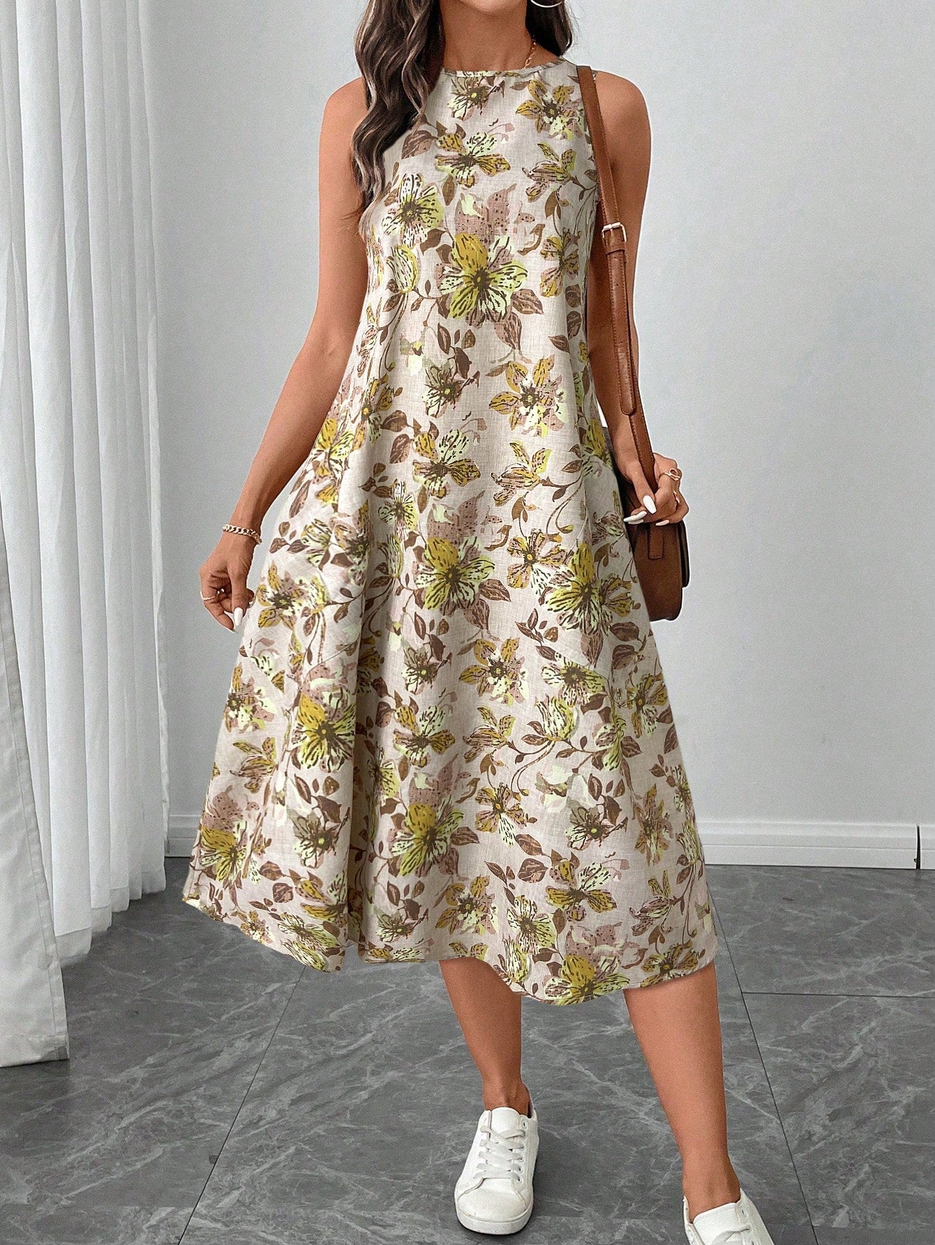 Vestido Midi Floral - Luana