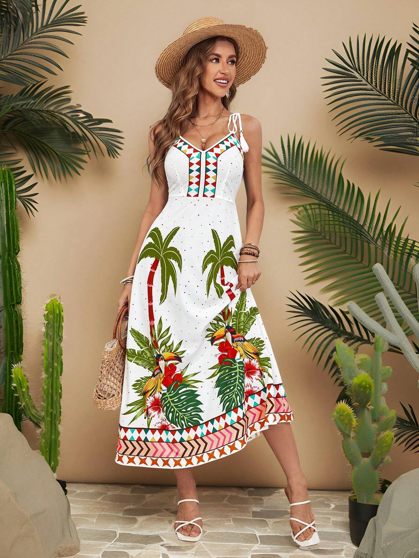 Vestido Longo com Nó no Ombro - Gabriela