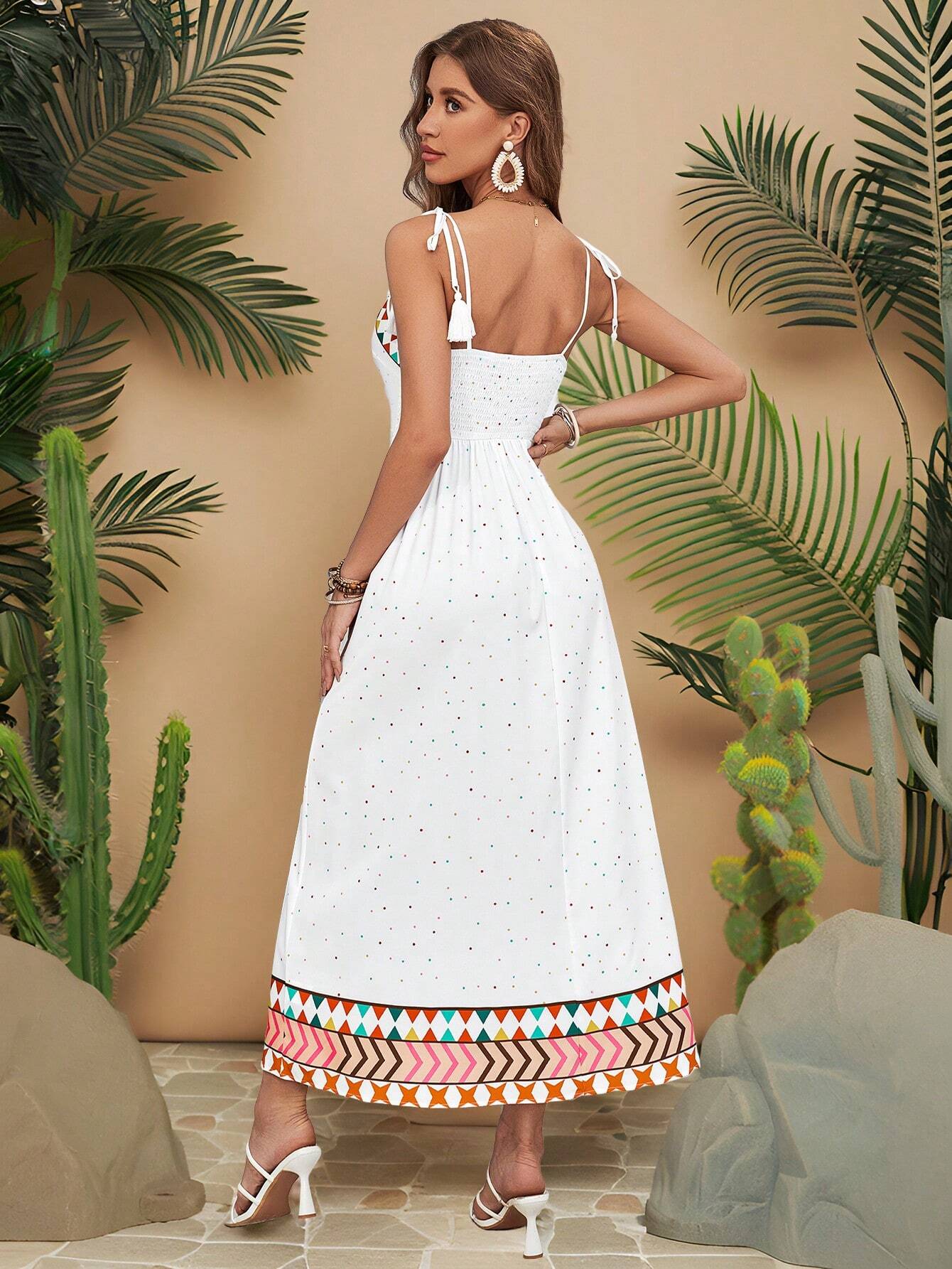 Vestido Longo com Nó no Ombro - Gabriela