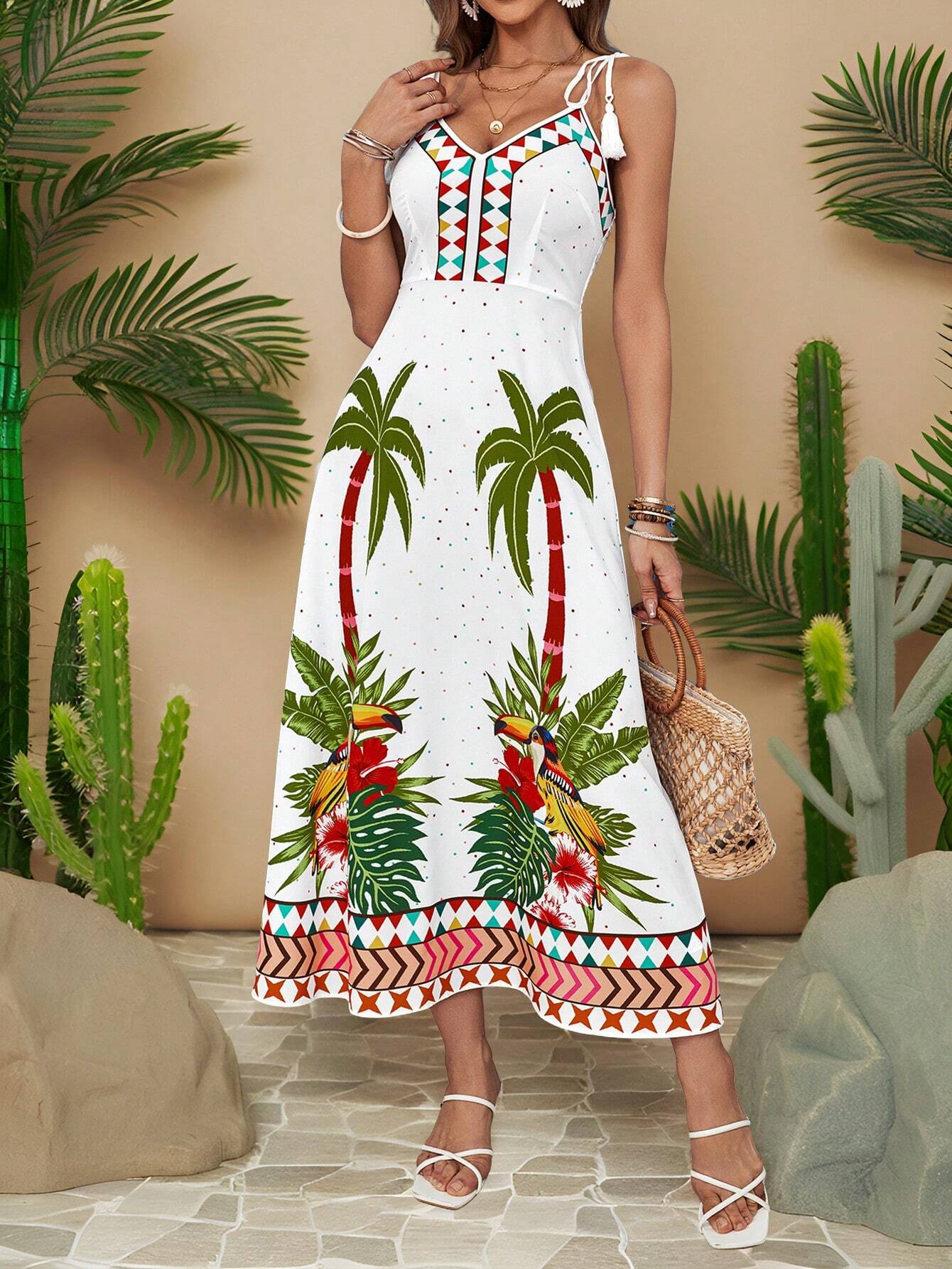 Vestido Longo com Nó no Ombro - Gabriela