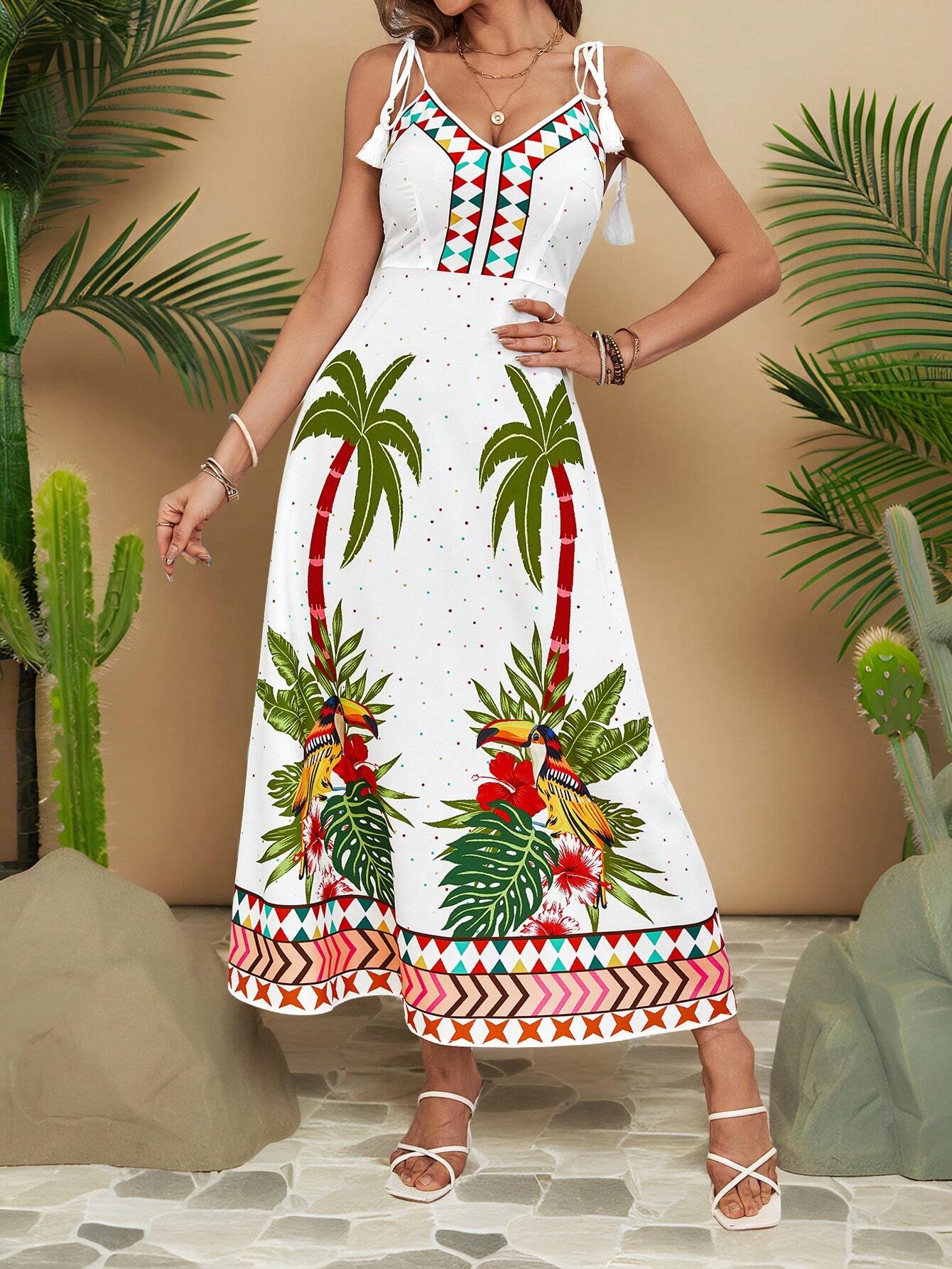 Vestido Longo com Nó no Ombro - Gabriela