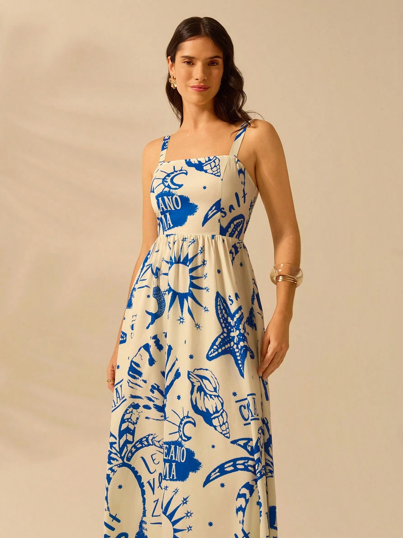 Vestido Longo com Costas Abertas - Camila