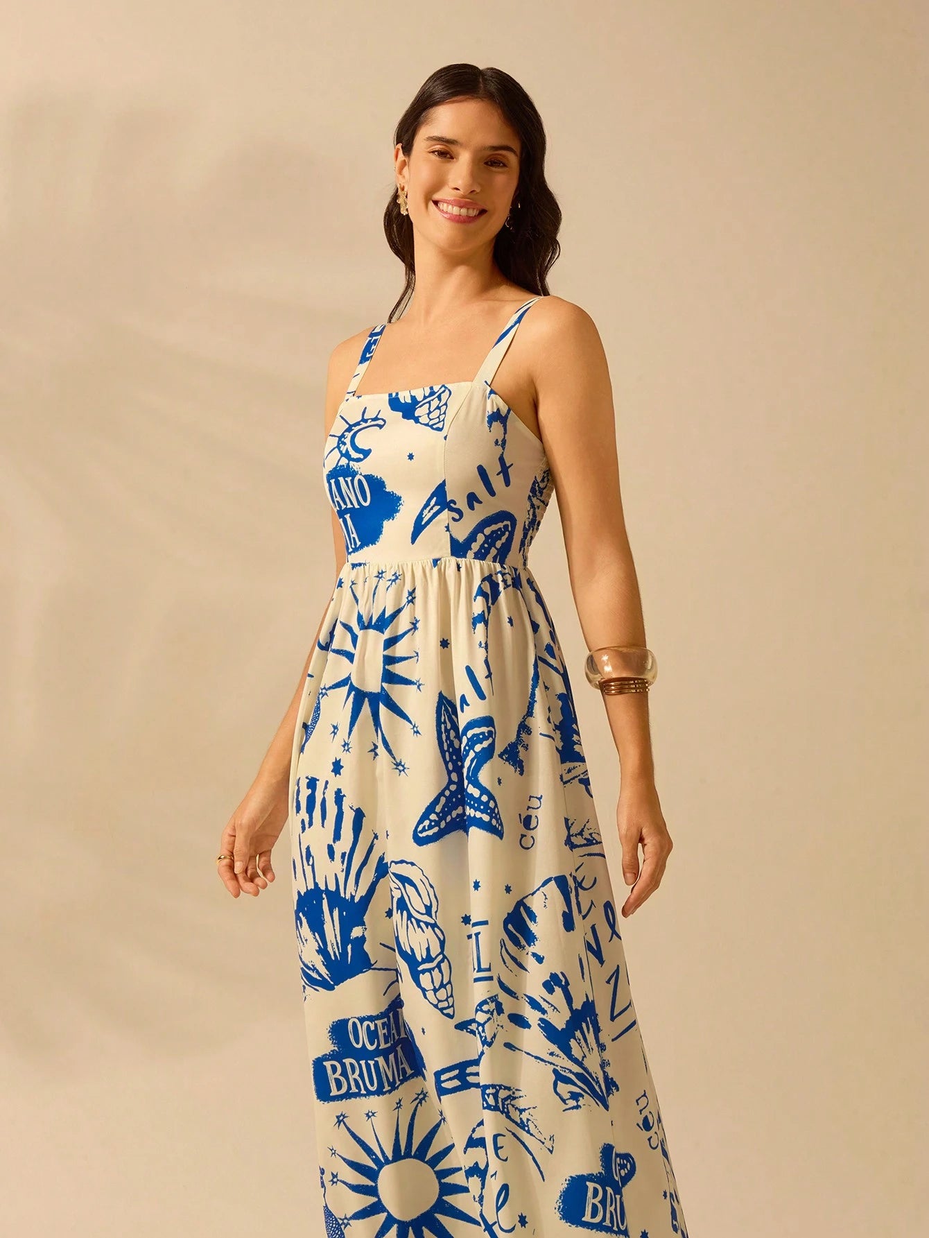 Vestido Longo com Costas Abertas - Camila