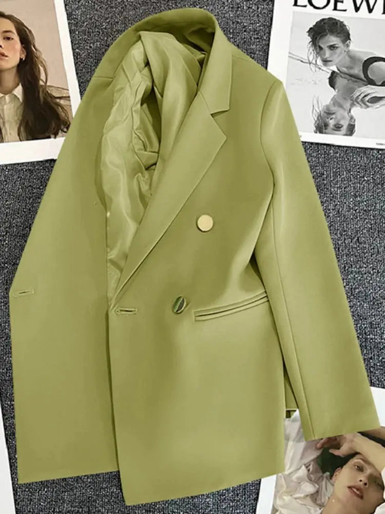 Blazer Feminino Alfaiataria Manda Longa - Roberta - - HumArraso
