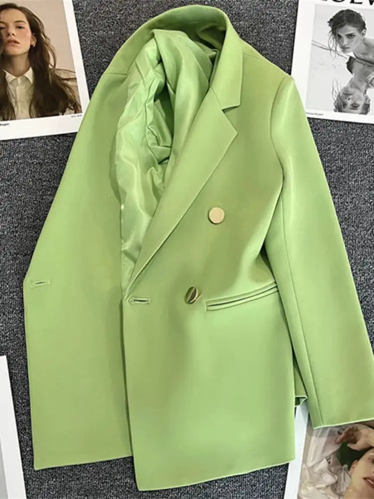 Blazer Feminino Alfaiataria Manda Longa - Roberta - - HumArraso