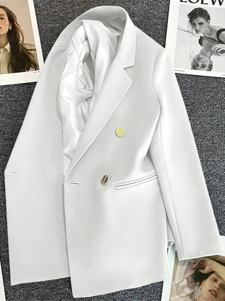 Blazer Feminino Alfaiataria Manda Longa - Roberta - - HumArraso