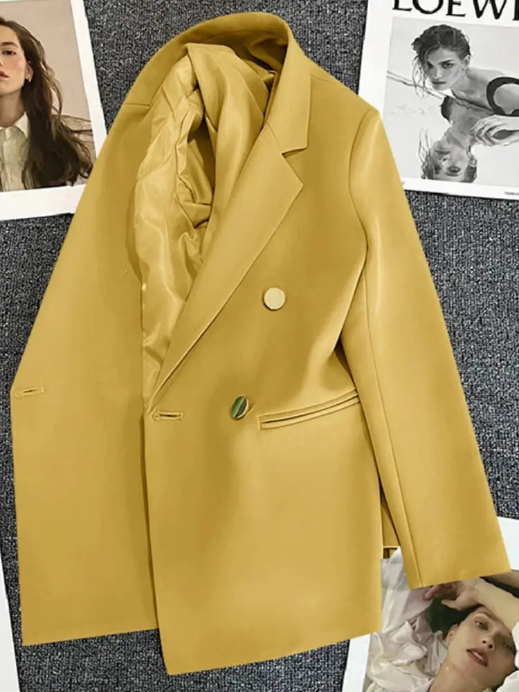 Blazer Feminino Alfaiataria Manda Longa - Roberta - - HumArraso