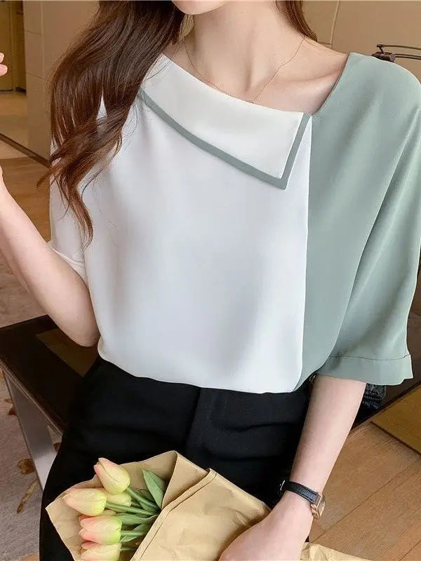 Blusa Ana Bela - Verde-com-branco-XXG - HumArraso