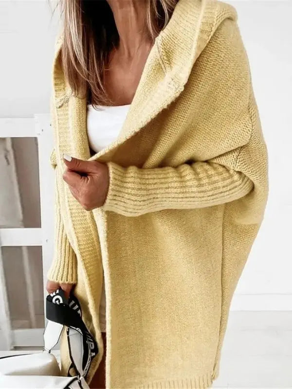 Cardigan Stella Amplo - Amarelo-GG - HumArraso