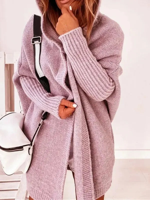 Cardigan Stella Amplo - Lilás-GG - HumArraso