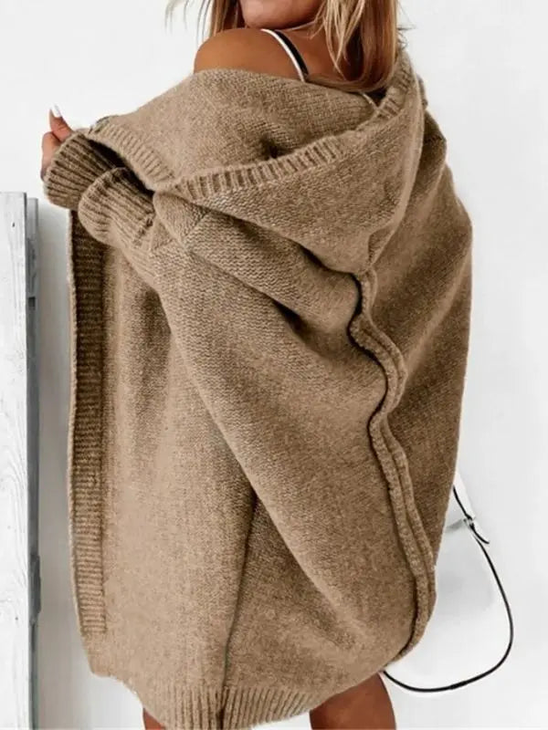 Cardigan Stella Amplo - Marrom-GG - HumArraso