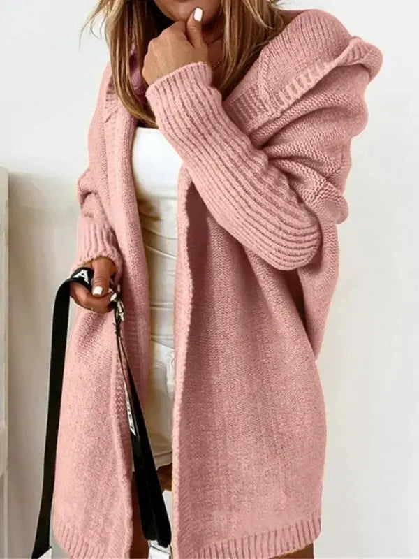 Cardigan Stella Amplo - Rosa-GG - HumArraso