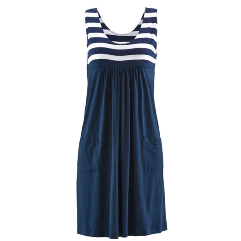 Vestido Midi Listrado Ivone