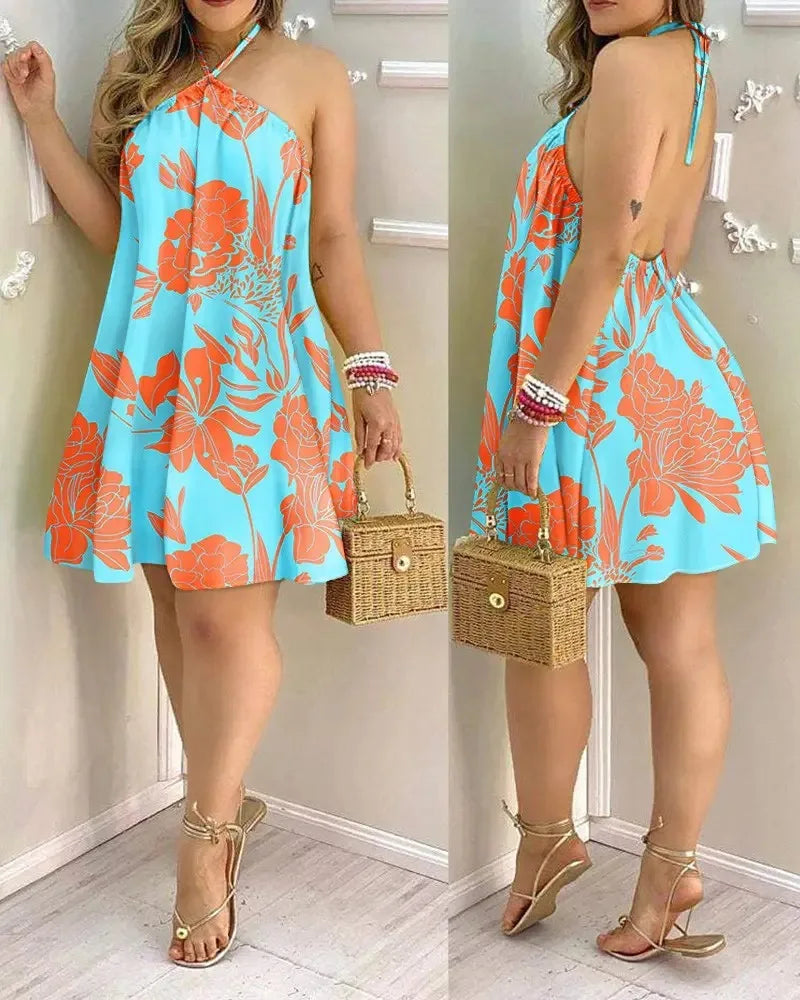 Vestido Curto Estampado Elyana
