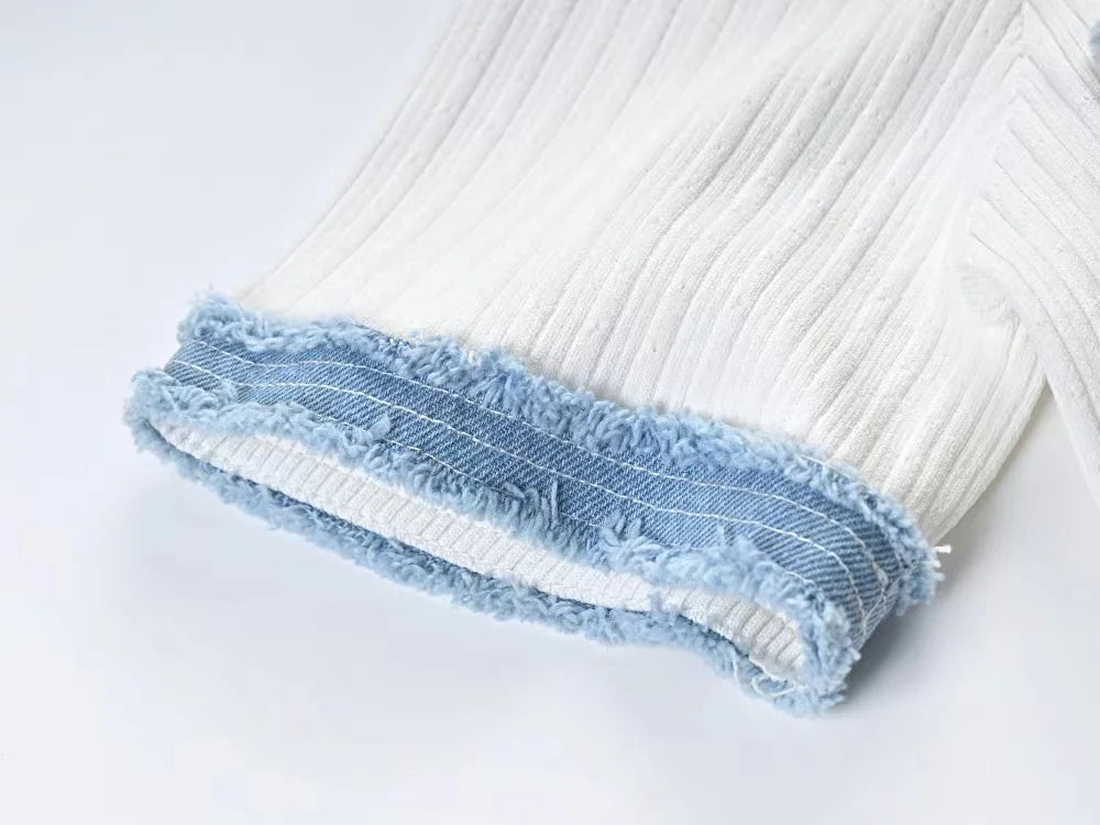 Vestido Longo de Gola com Botão