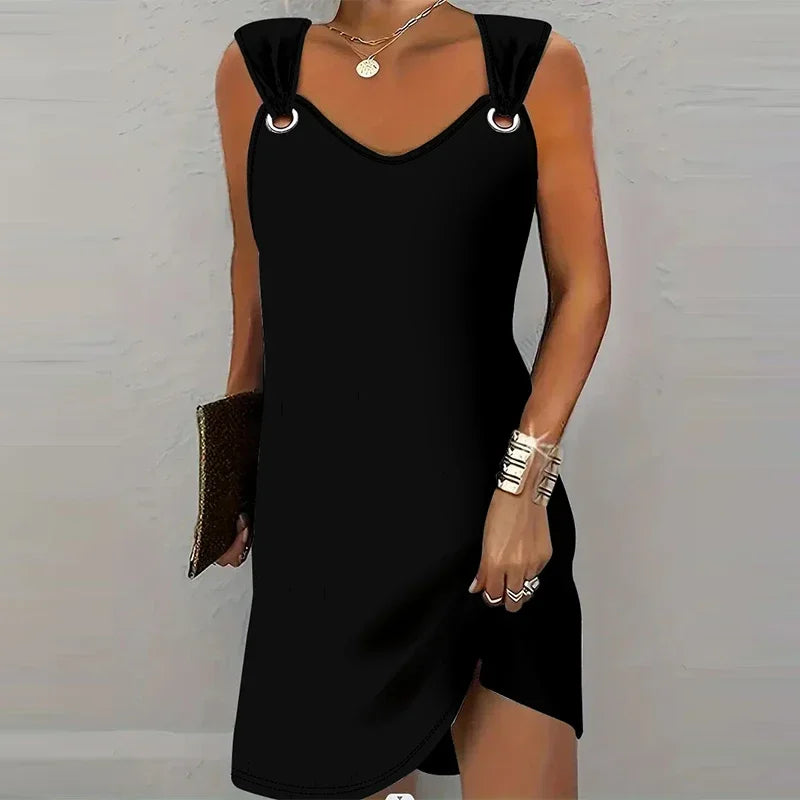 Vestido Curto Sem Mangas Erenna