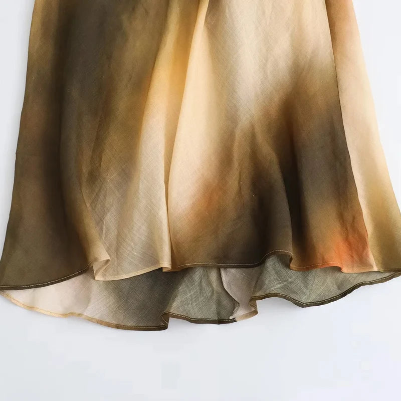 Vestido Midi Estampado Jade