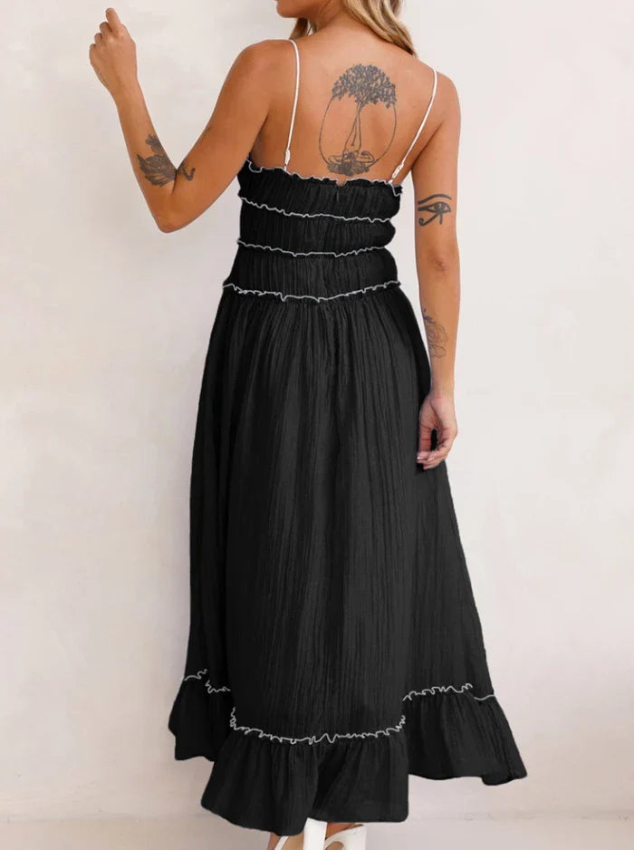 Vestido Longo Sem Mangas Dominique