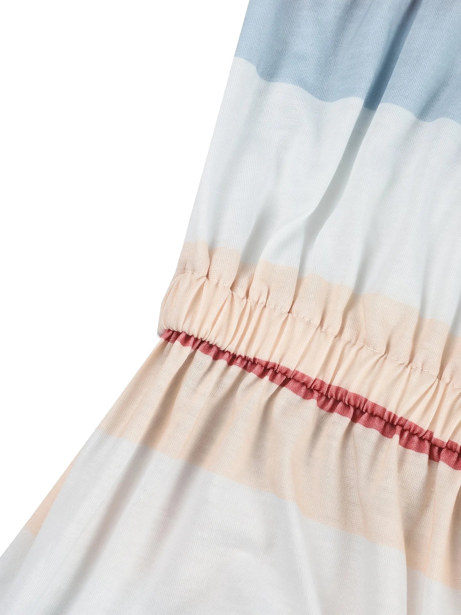 Vestido Curto com Estampa Listrada