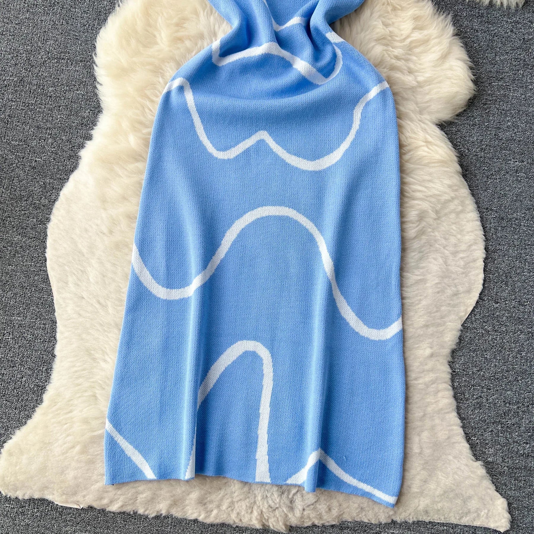 Vestido de Malha Estampado Nerissa