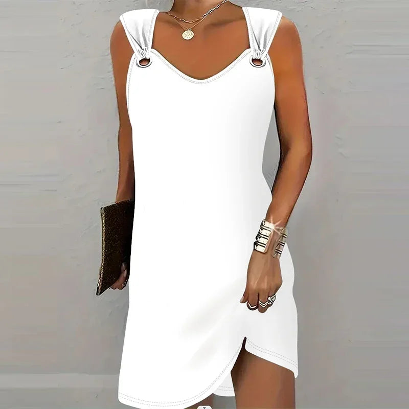 Vestido Curto Sem Mangas Erenna