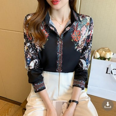 Camisa Social Elegante Floral HumArraso