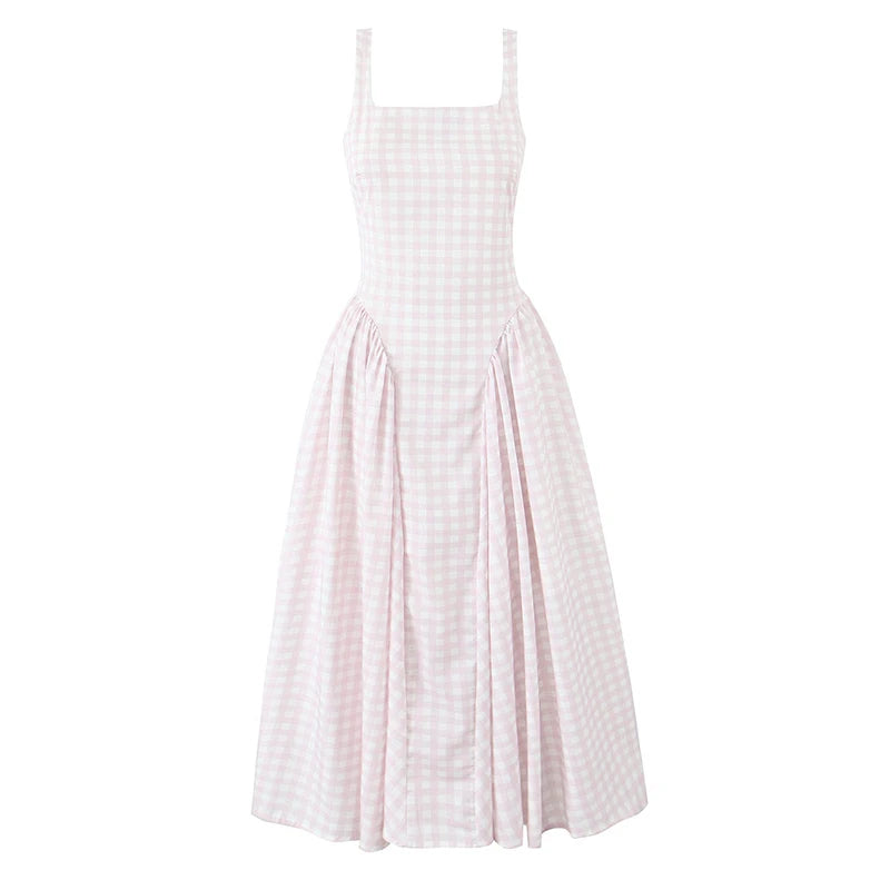 Vestido Midi Xadrez Zafira