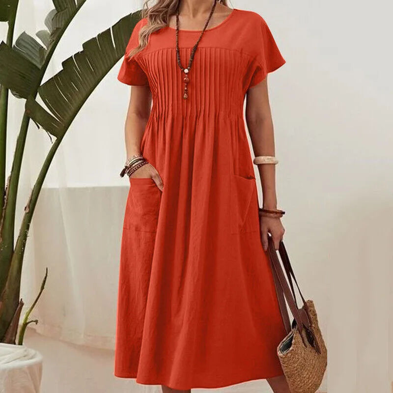 Vestido Midi Casual Marlucce