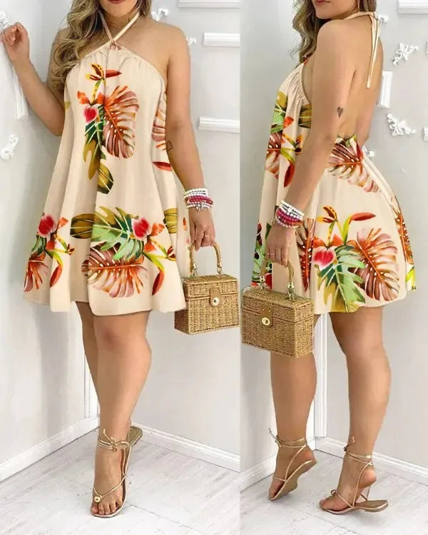 Vestido Curto Estampado Elyana
