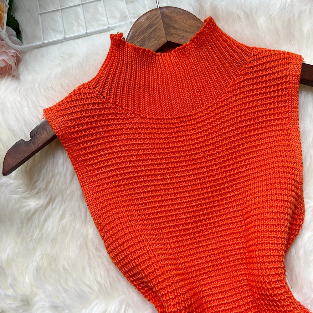 Vestido de Malha Sem Mangas Yumalai